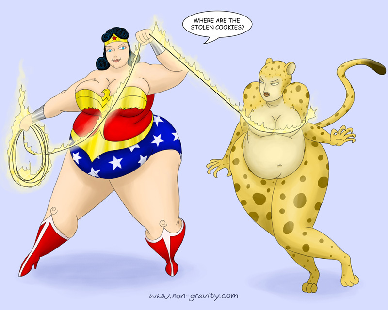 fanart for Jamar Nicholas' Big Beautiful Wonder Woman blog.